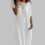 SHAEL™ - Loose Fit Round Neck Sleep Nightdress