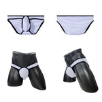 2 Pack Men's Sexy Sporty Breathable Low-Rise Seamless Sides Bikini