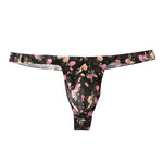 6 Pack Men's Bold Prints Stretch Fit Quick-Dry Sexy Thongs