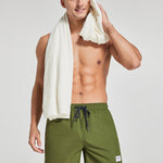 Men's Solid Breathable Beach Shorts Boxer