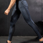 Men's Moisture-Wicking Lining No-Roll Waistband Full Coverage Activewear Tops & Tights