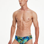 Vibrant Quick-Dry Swim Briefs for Men