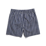Men’s Striped Print Drawstring Board Shorts