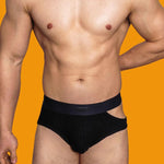 2 Pack Men's Low-Rise Sexy Side-Opening Briefs