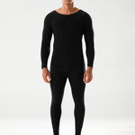 Men's Soft Seamless Thermal Sets With Fly