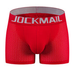 Sponge Cushion Mesh Buttock Boxer Briefs