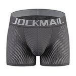 Sponge Cushion Mesh Buttock Boxer Briefs
