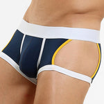 2 Pack Men's Soft Cotton Three-Hole Trunks