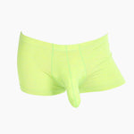 7 Pack Men's Solid Color Supportive Separated Pouch Seamless Comfort Trunks