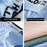 Men's Cotton Ribbed Breathable Briefs with 3D Pouch