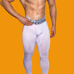 Men's Low-Rise Breathable Silk-Like Semi-Transparent Tights