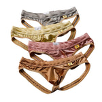 3 Pack Men's Solid Color Cooling Airflow Luxury Soft Touch Jockstraps