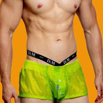 Men's Low-Rise Solid Color Boxer Shorts