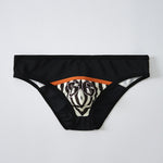 Men's Spliced Striped Mesh Pouch Briefs