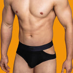 2 Pack Men's Low-Rise Sexy Side-Opening Briefs