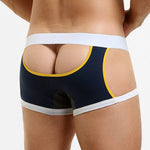2 Pack Men's Soft Cotton Three-Hole Trunks