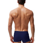 Men's Zippered Pocket Design Moisture-Wicking Swim Shorts & Trunks