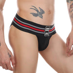 2 Pack Men's High-Stretch Rainbow Sports Comfort Bikini