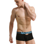 2 Pack Men's Supportive Pouch Breathable Comfort Quick-Dry Stretch Trunks