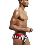 2 Pack Men's Sexy Cheeky Ultra-Soft Cotton Low-Rise & Revealing Supportive Jockstraps