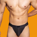 2 Pack Men's Low-rise High-cut Solid Briefs