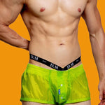 Men's Low-Rise Solid Color Boxer Shorts