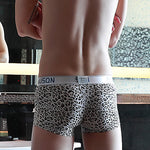 4 Pack Men's Ice Silk Bold Prints Lightweight & Airy Mid-Rise Trunks