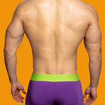 2 Pack Men's Mesh Transparent Open-Cut Cotton Mesh Trunks