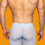 2 Pack Men's Trendy Breathable Ice Silk Boxer Briefs