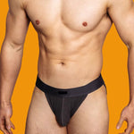 2 Pack Men's Low-rise High-cut Solid Briefs