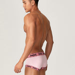 2 Pack Men's Supportive Pouch Low-Rise Trunks