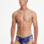 Vibrant Quick-Dry Swim Briefs for Men