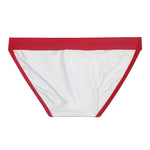 Men's Dual-Tone Swim Briefs with Removable Padding