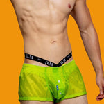 Men's Low-Rise Solid Color Boxer Shorts