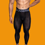 Men's Low-Rise Breathable Silk-Like Semi-Transparent Tights