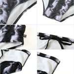 Men's Low-Rise Stylish Print Swim Briefs