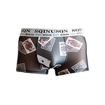 3 Pack Men's Ice Silk Mesh Breathable Printed Odor-Control Trunks