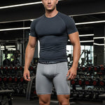Men's Moisture-Wicking Breathable High-Elasticity Form-Fitting Activewear Tights