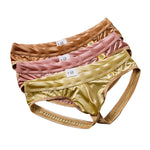 3 Pack Men's Solid Color Cooling Airflow Luxury Soft Touch Jockstraps