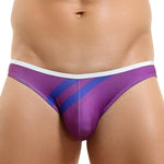 2 Pack Men's Low-rise Vibrant Stripe Bikini