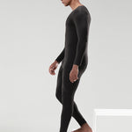 Men's Soft Seamless Thermal Sets With Fly