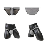 2 Pack Men's Sexy Sporty Breathable Low-Rise Seamless Sides Bikini