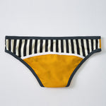 Men's Spliced Striped Mesh Pouch Briefs