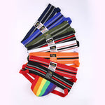 2 Pack Men's Supportive Fit Comfy Waistband Anti-Chafing Stretch Jockstrap