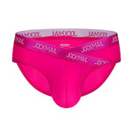 2 Pack Men's Sporty Letter Print Supportive Low-Rise Ice Silk Skin-Friendly Bikini