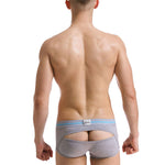 2 Pack Men's Supportive Pouch Breathable Comfort Quick-Dry Stretch Trunks