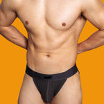 2 Pack Men's Low-rise High-cut Solid Briefs