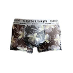 3 Pack Men's Ice Silk Mesh Breathable Printed Odor-Control Trunks