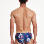 Vibrant Quick-Dry Swim Briefs for Men