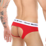 3 Pack Men's Low-Rise Sexy Cooling Airflow Quick-Absorb Lining Lightweight Jockstrap